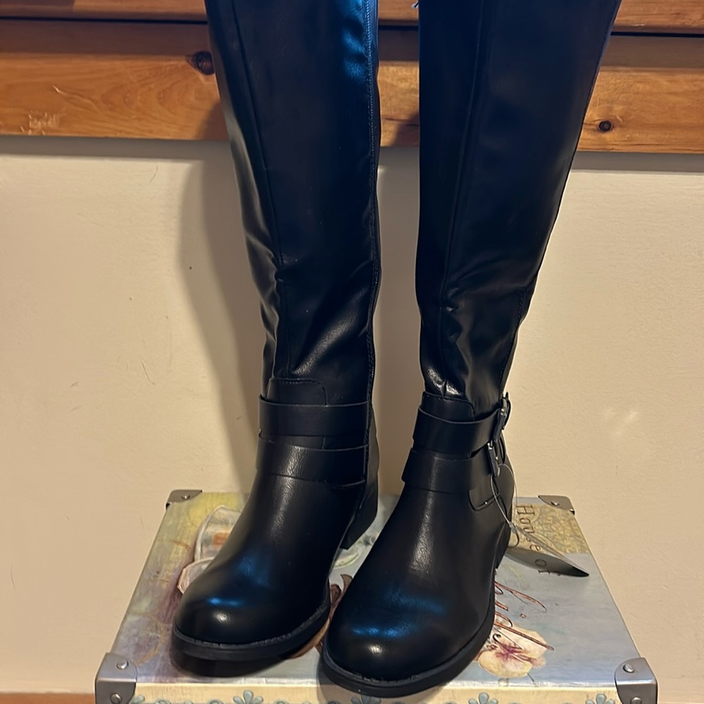 Black boots knee highs style &  Company